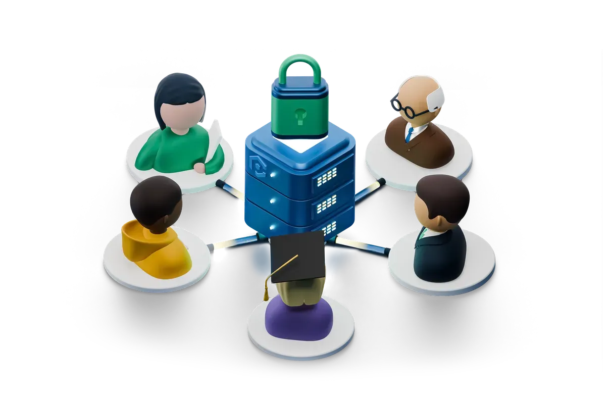 3D illustration of organisations checking whether they fall within scope of the Bill